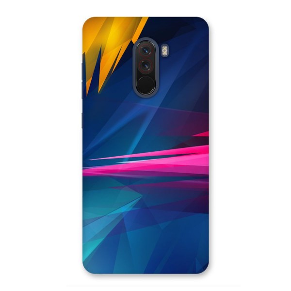 Blue Red Abstract Back Case for Poco F1