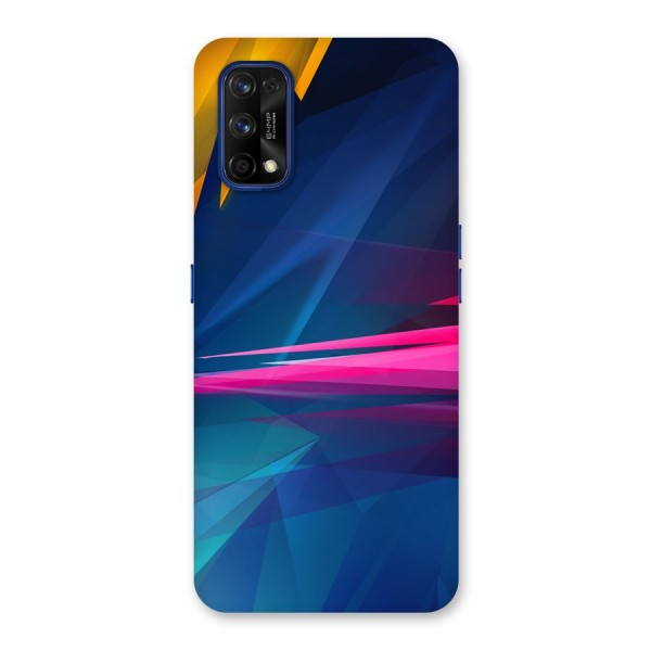 Blue Red Abstract Back Case for Realme 7 Pro