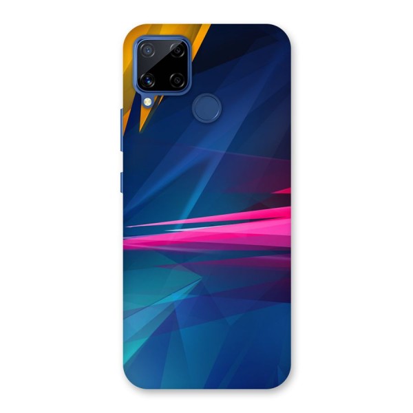 Blue Red Abstract Back Case for Realme C12