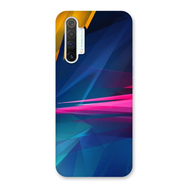 Blue Red Abstract Back Case for Realme X3