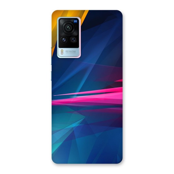 Blue Red Abstract Back Case for Vivo X60 Pro