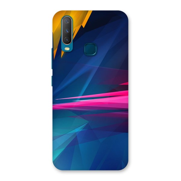 Blue Red Abstract Back Case for Vivo Y12