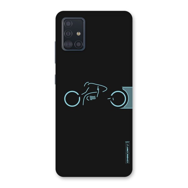 Blue Ride Back Case for Galaxy A51