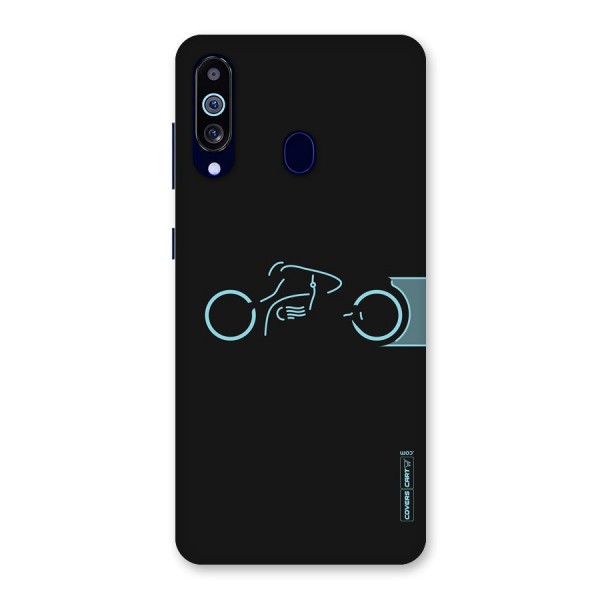 Blue Ride Back Case for Galaxy A60