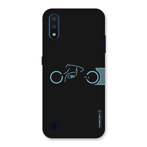 Blue Ride Back Case for Galaxy M01