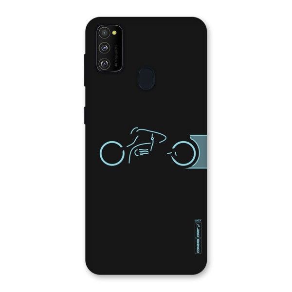 Blue Ride Back Case for Galaxy M21