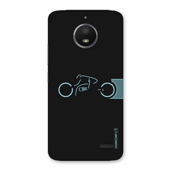 Blue Ride Back Case for Moto E4