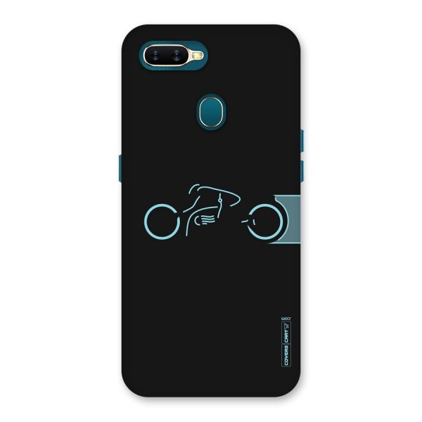 Blue Ride Back Case for Oppo A12