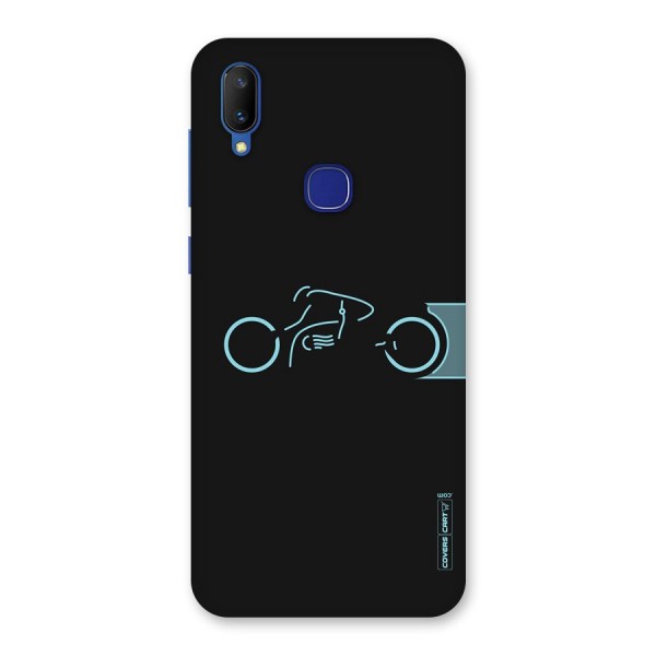 Blue Ride Back Case for Vivo V11