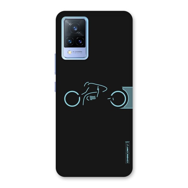 Blue Ride Back Case for Vivo V21 5G