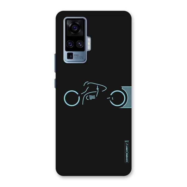 Blue Ride Back Case for Vivo X50 Pro