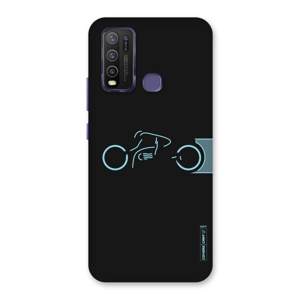 Blue Ride Back Case for Vivo Y30