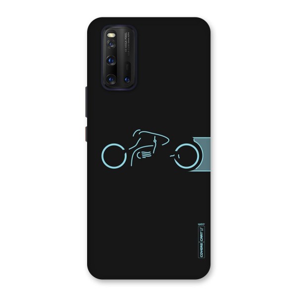 Blue Ride Back Case for Vivo iQOO 3