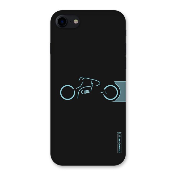 Blue Ride Back Case for iPhone SE 2020