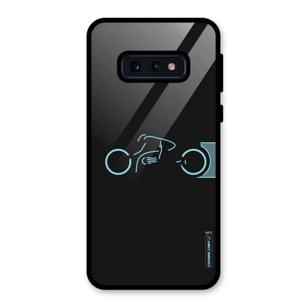 Blue Ride Glass Back Case for Galaxy S10e