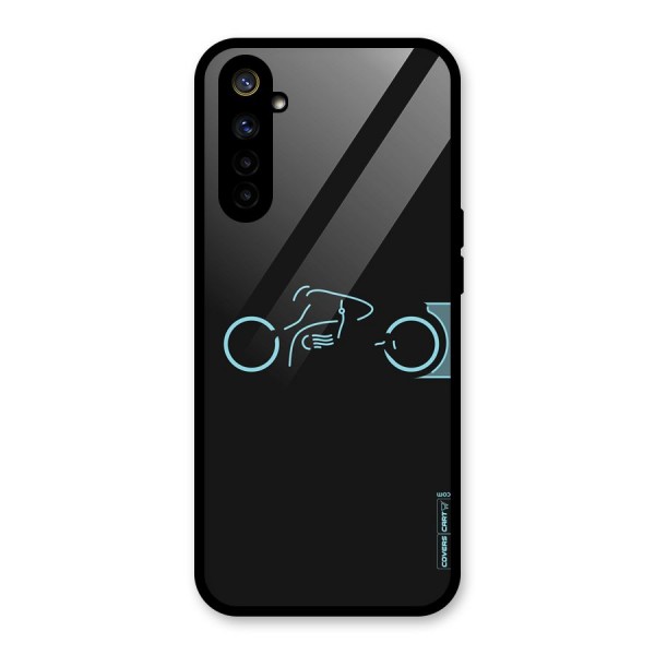 Blue Ride Glass Back Case for Realme 6