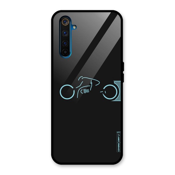 Blue Ride Glass Back Case for Realme 6 Pro