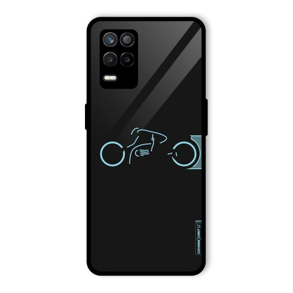 Blue Ride Glass Back Case for Realme 9 5G