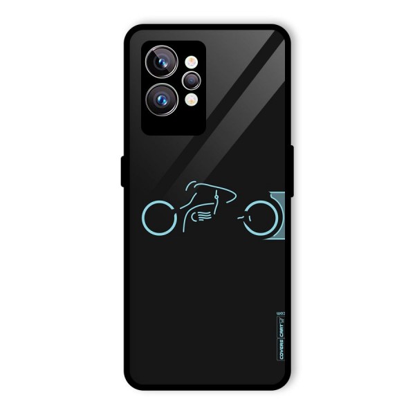 Blue Ride Glass Back Case for Realme GT2 Pro