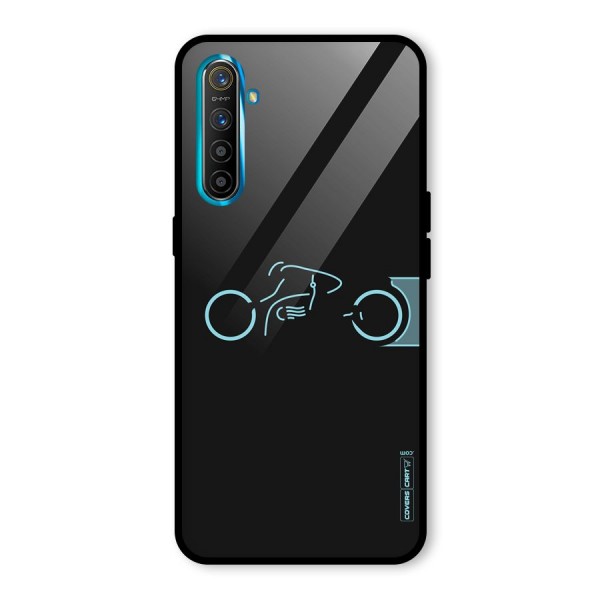 Blue Ride Glass Back Case for Realme XT