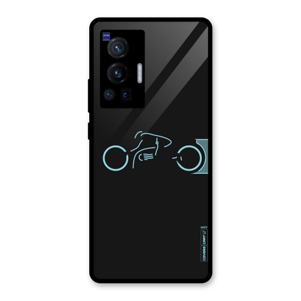 Blue Ride Glass Back Case for Vivo X70 Pro