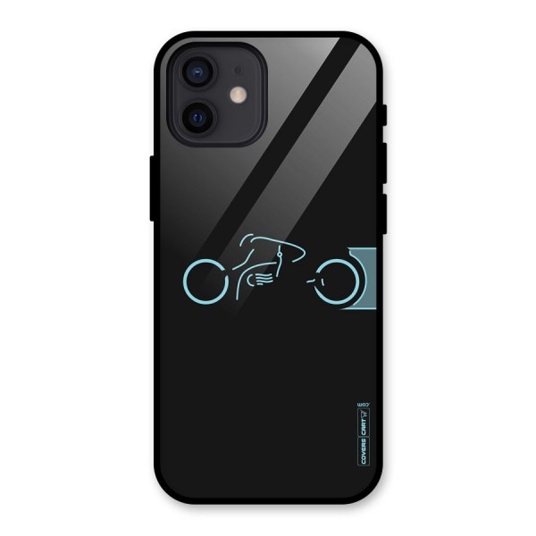 Blue Ride Glass Back Case for iPhone 12