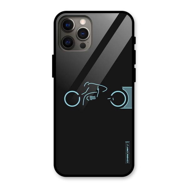 Blue Ride Glass Back Case for iPhone 12 Pro Max