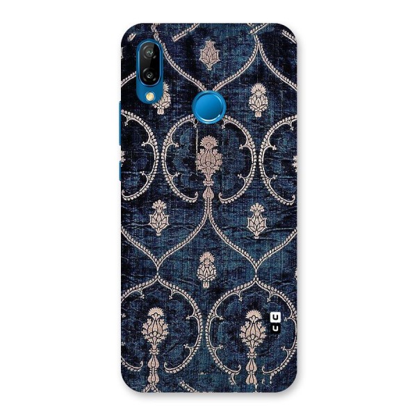 Blue Shade Rug Back Case for Huawei P20 Lite