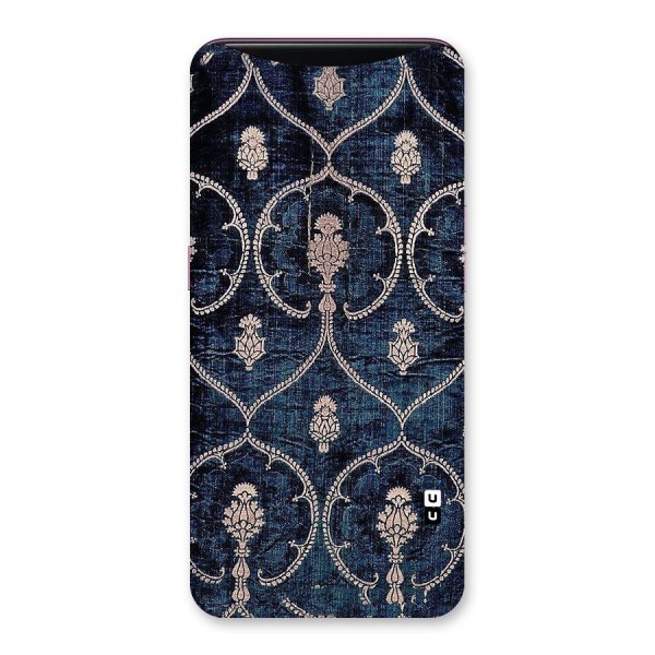 Blue Shade Rug Back Case for Oppo Find X