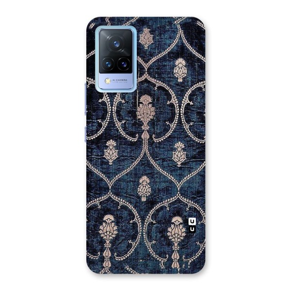 Blue Shade Rug Back Case for Vivo V21 5G