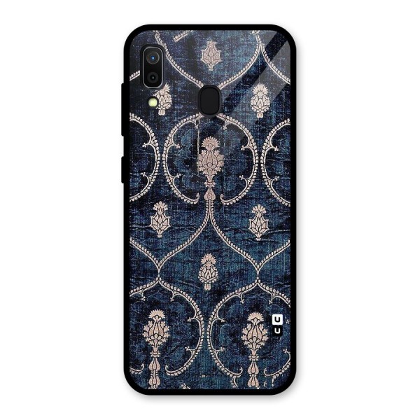 Blue Shade Rug Glass Back Case for Galaxy A30