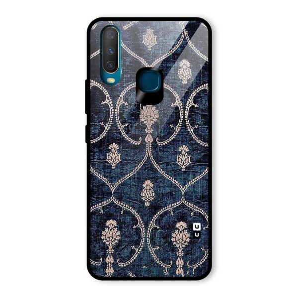 Blue Shade Rug Glass Back Case for Vivo Y15