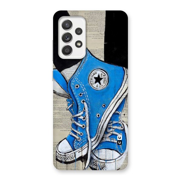 Blue Shoes Back Case for Galaxy A52