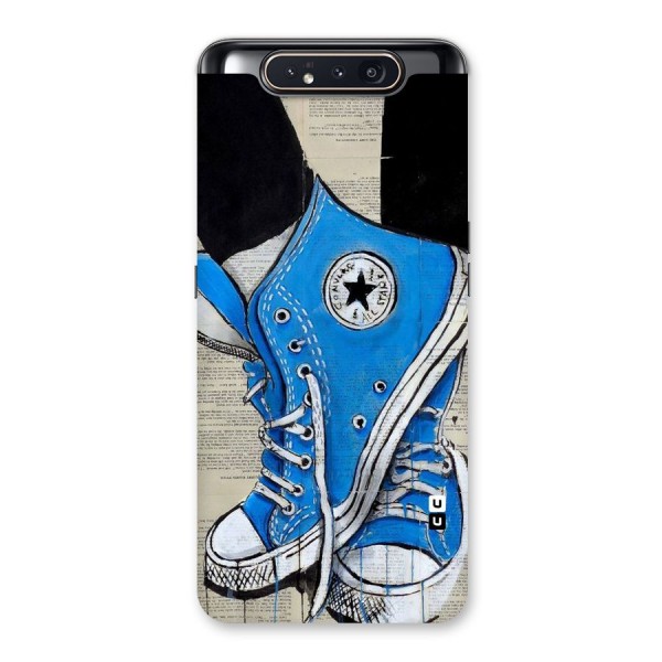 Blue Shoes Back Case for Galaxy A80