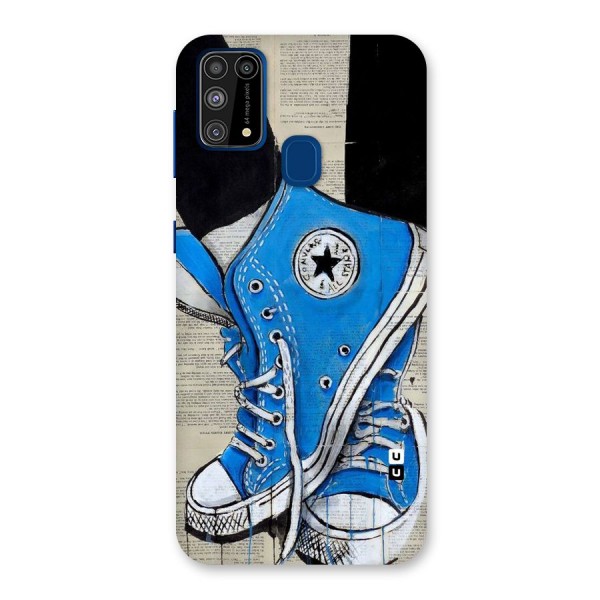 Blue Shoes Back Case for Galaxy F41