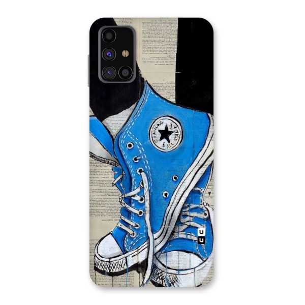 Blue Shoes Back Case for Galaxy M31s