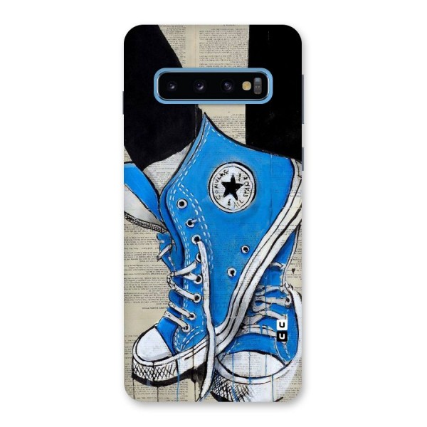 Blue Shoes Back Case for Galaxy S10