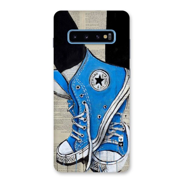 Blue Shoes Back Case for Galaxy S10 Plus