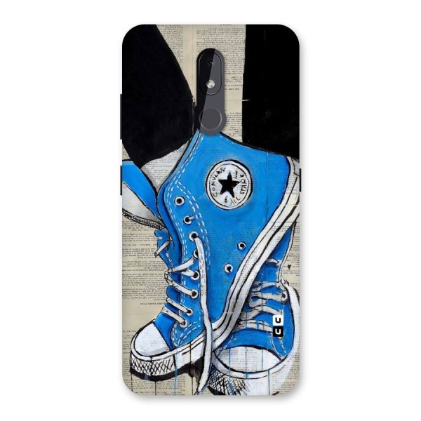 Blue Shoes Back Case for Nokia 3.2