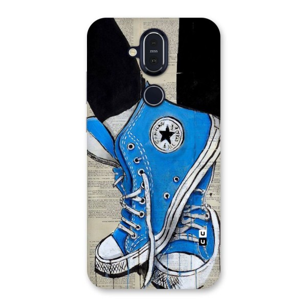 Blue Shoes Back Case for Nokia 8.1