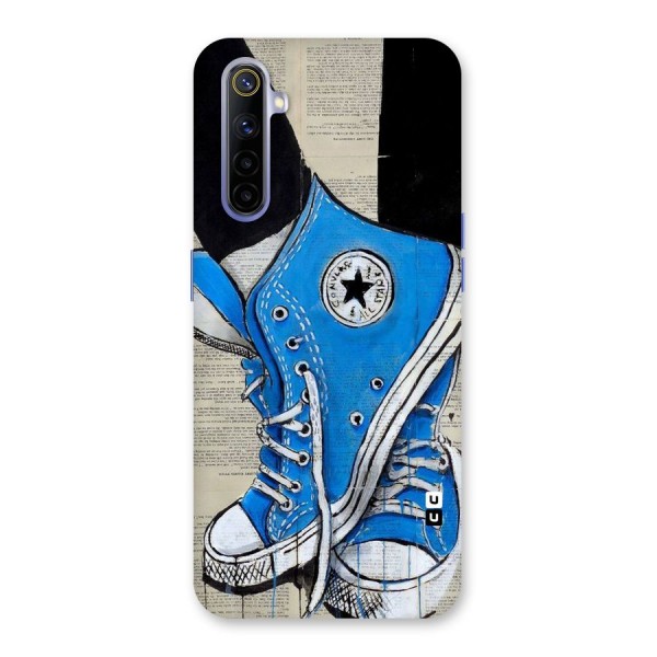 Blue Shoes Back Case for Realme 6i