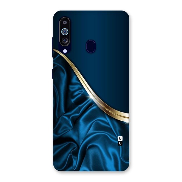 Blue Smooth Flow Back Case for Galaxy A60