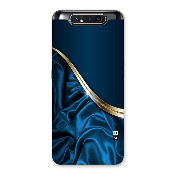 Blue Smooth Flow Back Case for Galaxy A80