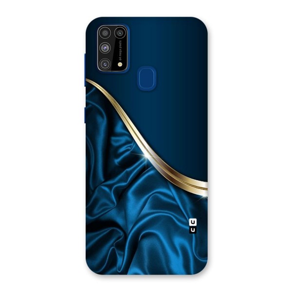 Blue Smooth Flow Back Case for Galaxy F41