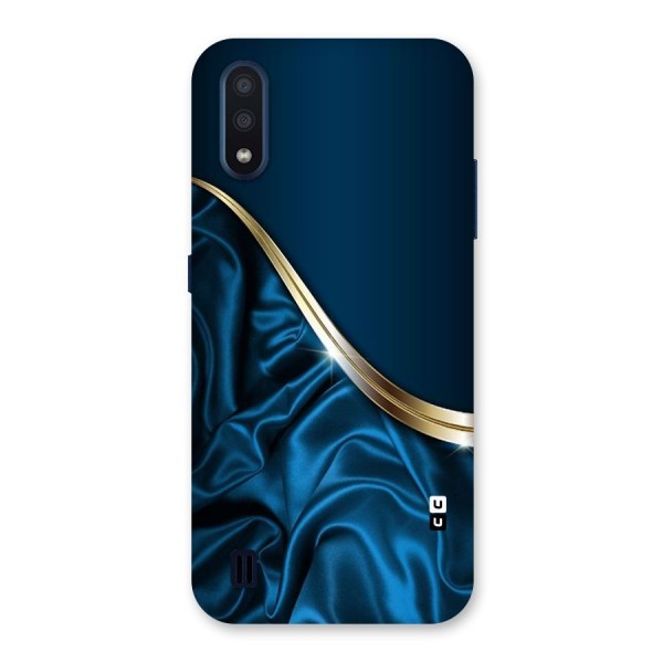 Blue Smooth Flow Back Case for Galaxy M01