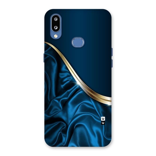 Blue Smooth Flow Back Case for Galaxy M01s