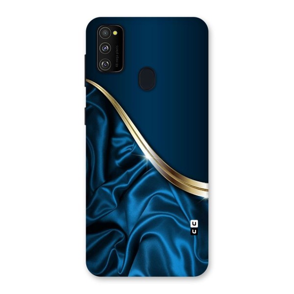 Blue Smooth Flow Back Case for Galaxy M21