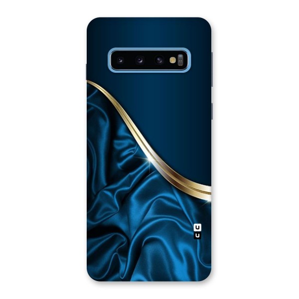 Blue Smooth Flow Back Case for Galaxy S10