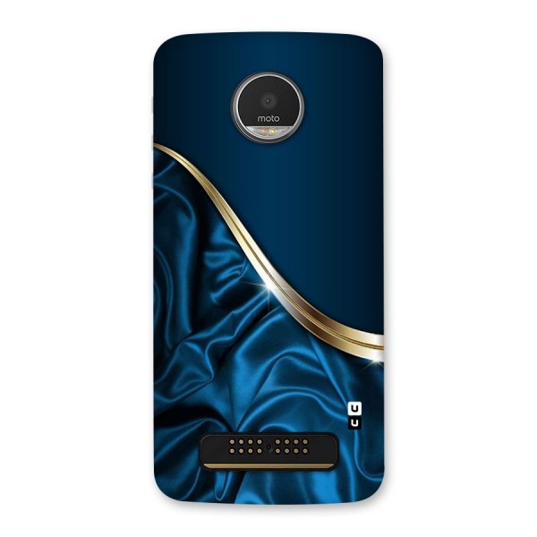 Blue Smooth Flow Back Case for Moto Z Play