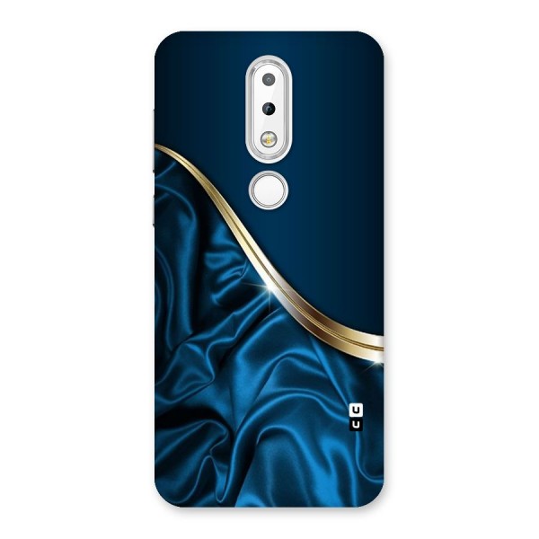 Blue Smooth Flow Back Case for Nokia 6.1 Plus